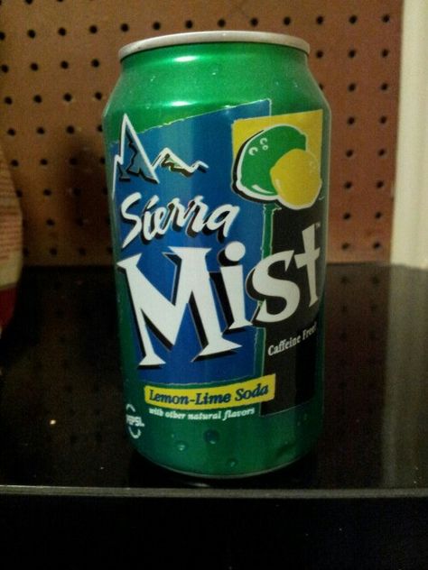 Classic Sierra Mist Snack Drinks, Sierra Mist, Y2k Nostalgia, Fanta Can, Lime Soda, Weird Dreams, Random Pictures, Oc Ideas, Good Ole