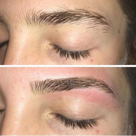 This before and after is everything! Brow waxes make such a huge difference!  Done by @jacklyn_at_amara!  Call now to book an appointment at 801-226-2300!  #amaradayspa Brows Threading, Wax Eyebrows, Color Eyebrows, Eyebrows Tattoo, Eyebrow Waxing, Eyebrow Transplant, Eyebrow Slits, Straight Eyebrows, Brow Threading