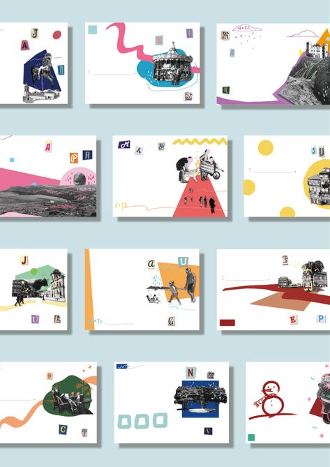 Croquis, Calender Design Ideas, Months Design, Calendar Design Layout, Calendar Design Inspiration, All The Months, Creative Calendar, 달력 디자인, Presentation Design Layout