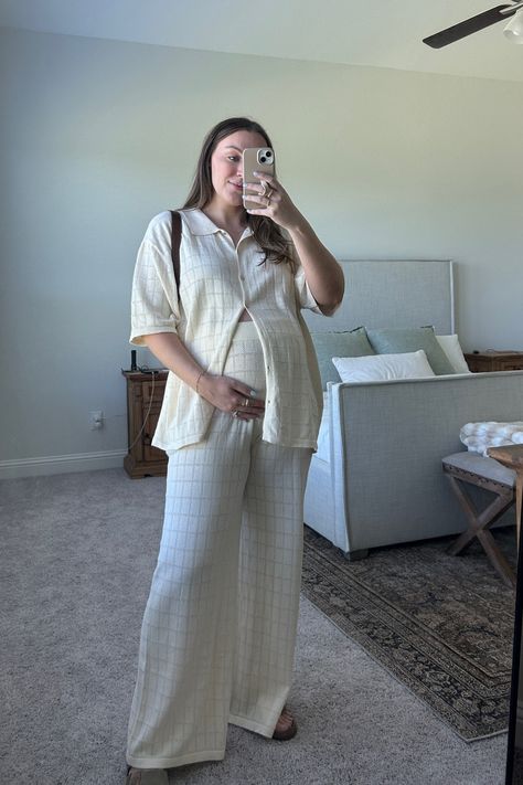 Tommy Two Piece Set - Knit Button … curated on LTK Pregnancy Fits, Bump Fashion, Pregnant Style, Maternity Outfit, Maternity Outfits, Fits Inspo, Bump Style, Baby 2, Pregnancy Outfits