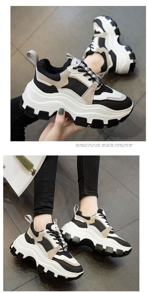 Sepatu Platform, Trending Shoes For Men, Casual Shoes Women Sneakers, Bentuk Alis, Mode Punk, Pretty Shoes Sneakers, Cute Shoes Heels, Shoes Outfit Fashion, Best Shoes For Men