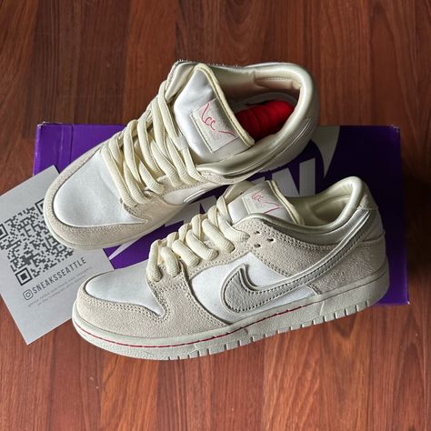 Product Info Shoe: Nike Sb Dunk Low City Of Love Light Bone Size: 6.5 Men/8 Women Color: Coconut Milk/Light Bone/Phantom/University Red/Sail Sku: Fz5654-100 100% Authentic New Shoes Including Original Everything *Slightly Damaged Box* Shipping - Shipping Is Free & Fast! This Item Is Shipped Through Usps Priority Mail. - Orders Are Shipped Within 1-2 Business Days After Payment. - Please Confirm Your Address And That The Size Of The Item You Chose Is Correct. I Cannot Change The Address After Purchase And I Am Not Liable For Any Items That Do Not Fit. I Am Only Liable To State The Correct Product Information And Size Of The Item Listed. Returns - Returns Are Not Accepted. All Items Are Fina Nike Sb Shoes, City Of Love, Nike Sb Dunk Low, Sb Dunk Low, Nike Sb Dunks Low, Nike Sb Dunk, Shoe Nike, Hype Shoes, Mens Nike Shoes