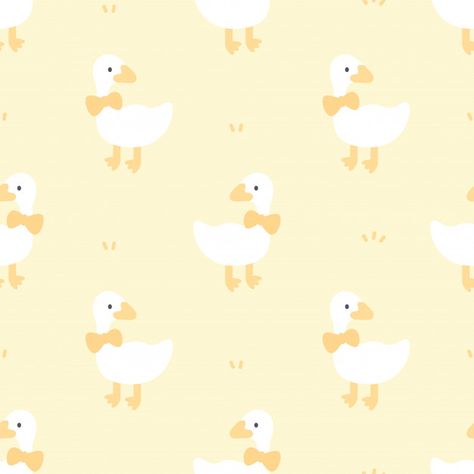 Duck Pattern Wallpaper, Cute Seamless Pattern, Soft Background, Duck Wallpaper, Cute Patterns, Animals Pattern, Cute Duck, Bird Wallpaper, Cute Horses