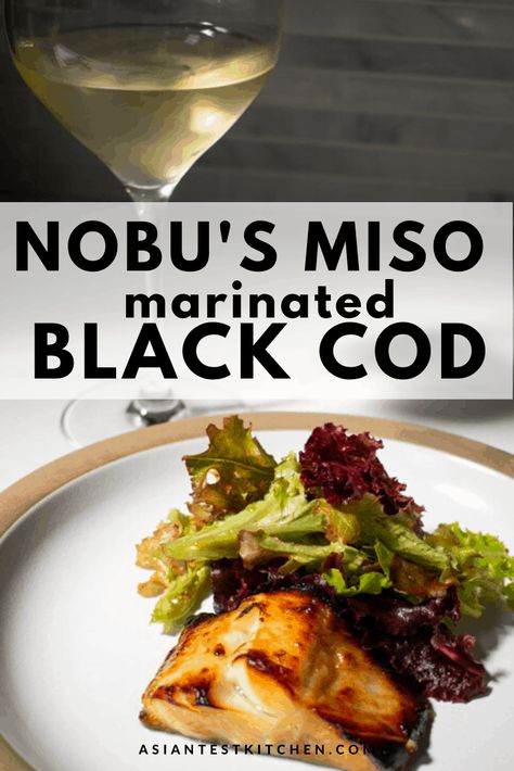 Miso Black Cod Recipe, Miso Cod Recipe, Marinated Cod, Butter Fish Recipe, Cod Recipes Healthy, Seaweed Recipes, Asian Shrimp, Asian Fish, Miso Recipe