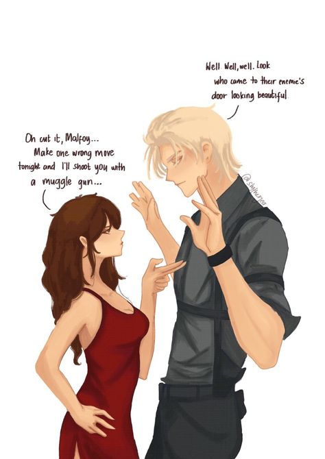 Book Hermione Fan Art, Dramione Imagines, Slytherin Romance, Spicy Fanart Y/n, Dramione Fan Art Comic, Dramoine Fanart Spicy, Draco X Hermione Fanart, Draco And Hermione Fanart Spicy, Hermione And Draco Fan Art