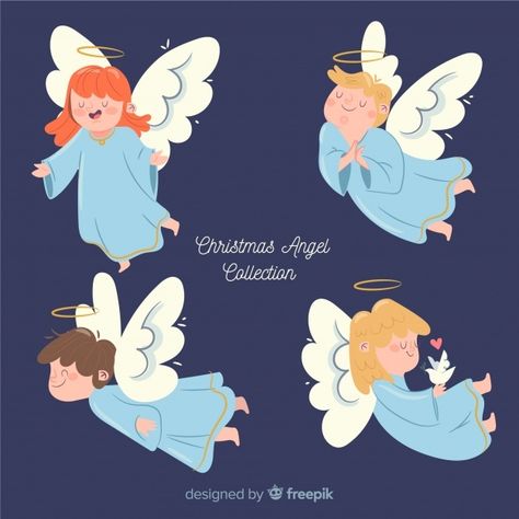 Angel Cartoon, Angel Vector, Angel Illustration, Angel Drawing, Character Collection, Christmas Angel, Guy Drawing, Christmas Illustration, Kids' Book