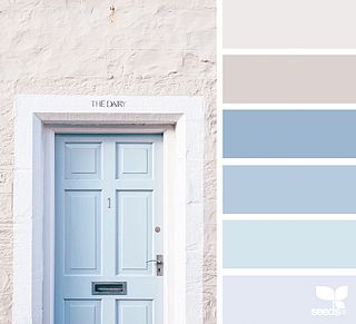 { a door tones } image via: @_jessum_  The post A Door Tones appeared first on Design Seeds. Ocean Color Palette, Blue Front Door, Seeds Color, Spring Color Palette, Palette Design, Ocean Colors, Design Seeds, Blue Color Schemes, Blue Colour Palette