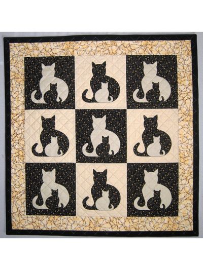 Search Results - Page 6 Cat Quilt Block, Cat Quilt Patterns, Cat Applique, Hanging Quilts, Applique Quilt Patterns, Barn Quilt Patterns, Applique Templates, Applique Quilting, Animal Quilts