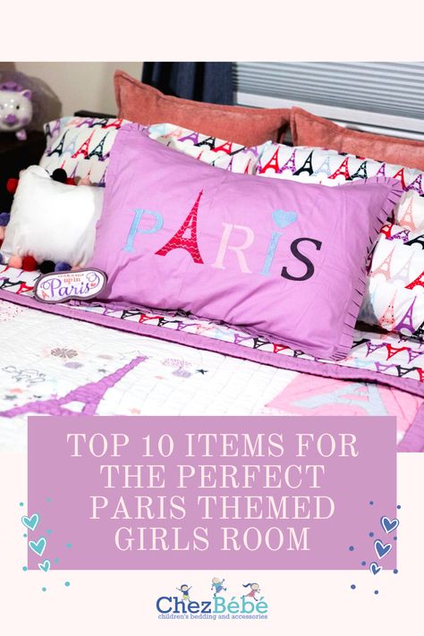 Follow the Link to find Top 10 items for the Perfect Paris themed Girls Room! Decorate a Paris Themed Bedroom for your daughter with Chez Bébé's top picks. Add a touch of Paris to your girl's bedroom walls or maybe get a quilt with the Eiffel Tower on it! The ideas are endless but young girls are guaranteed to fall in love with their rooms in the end! Paris Bedroom, Paris Dream, Girl Bedroom Walls, Paris Decor, Paris Themed, Themed Bedroom, Kids Groups, Paris Theme, Childrens Beds