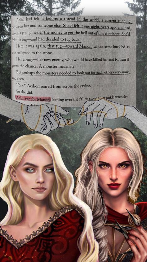 Aelin & Manon (Queen of Shadows) Throne Of Glass Characters, Queen Of Shadows, Throne Of Glass Fanart, Celaena Sardothien, Throne Of Glass Books, Evil Geniuses, Throne Of Glass Series, Cute Emoji Wallpaper, Emoji Wallpaper