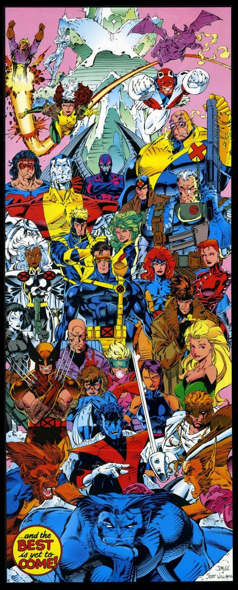 X-men Poster, Xman Marvel, Jim Lee Art, Univers Marvel, Marvel Xmen, Comic Characters, Jim Lee, Pahlawan Super, Uncanny X-men