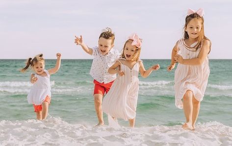 Beach Kids Photoshoot, Kids Beach Photoshoot, Panhandle Florida, Navarre Beach, Beach Family Photos, Kids Beach, Beach Family, Kids Photoshoot, Photography Classes