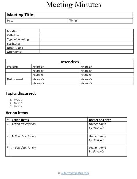 Pto Meeting Minutes Template, Minute Meeting Template, Meeting Minutes Template Free Printable, Meetup Format, Minutes Of Meeting Template, Project Meeting, Minutes Of Meeting, Pto Meeting, Meeting Minutes Template