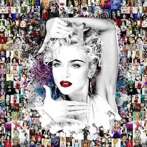 Madonna Poster, Madonna Albums, Madonna 80s, Pink Wallpaper Hello Kitty, Lady Madonna, Madonna Photos, Madonna Art, Goth Wallpaper, Collage Art Projects