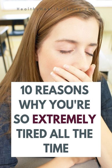 Why am I tired all the time? How do I get more energy? Are you tired every day no matter how much sleep you get? Do you constantly ask yourself... Why am I so tired all the time? Find out 10 possible lifestyle and medical causes of fatigue and being tired all the time. Also get information on how you can boost your energy and stop feeling tired.  #fatigue #tiredness #chronicfatigue #wellness #health #sleep #lackofsleep #HWS #healthywealthyskinny Why Am I So Tired, How To Get Energy, Causes Of Fatigue, Energy Boosting Foods, Get More Energy, Getting More Energy, Feeling Fatigued, Sleeping Too Much, Stop Feeling