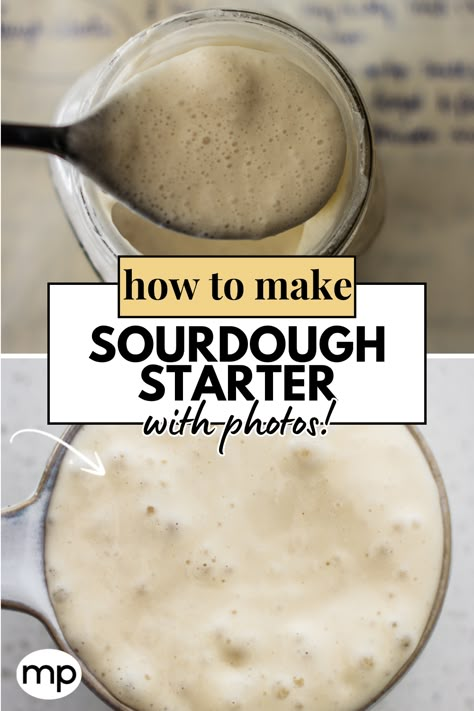 Sourdough Starter. Sourdough Starter From Scratch, Make A Sourdough Starter, Healthy Breads, Country Dinner, Yeast Starter, Sourdough Bread Starter, Homestead Recipes, Artisan Breads, Bread Starter