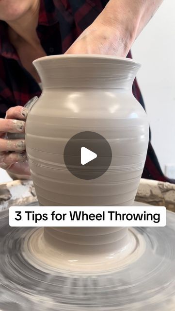 Parkdale Pottery on Instagram: "🙌👉Here’s some tips for throwing beautiful pots on the wheel! 🏺✨  Ready to get your hands on some clay? Check out our new Beginner and Intermediate Wheel Throwing classes starting up in May!  #parkdalepottery #potteryclasses #wheelthrowing #torontopottery #torontoart #clayclasses" Clay Turning Wheel, Pottery Wheel Planter, Pottery Wheel Tutorials, Wheel Throwing Tips, Wheel Throwing Ideas Beginner, Throwing Pottery Ideas For Beginners, Wheel Clay Ideas, Beginner Throwing Pottery, Throwing A Vase On The Wheel