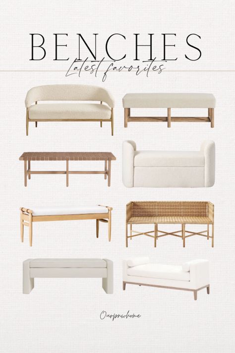 Great finds for the entryway, living room, end of the bed and more! Upholstered bench, wood bench, storage bench, daybed, leather bench, entryway bench, bedroom furniture, sherpa bench, wicker bench, rattan bench, hallway bench, bench ottoman Follow my shop @ourpnw_home on the @shop.LTK app to shop this post and get my exclusive app-only content! #liketkit #LTKstyletip #LTKhome #LTKFind @shop.ltk https://liketk.it/48Hpy Bedroom Benches Master Pottery Barn, Dressing Bench Bedroom, End Of Bed Sofa Bench, Bench In Family Room, Bench Master Room, Bench Master Bed, Bedroom Ideas With Bench At End Of Bed, King Bed Ottoman Bench, Bench At End Of King Bed Upholstered