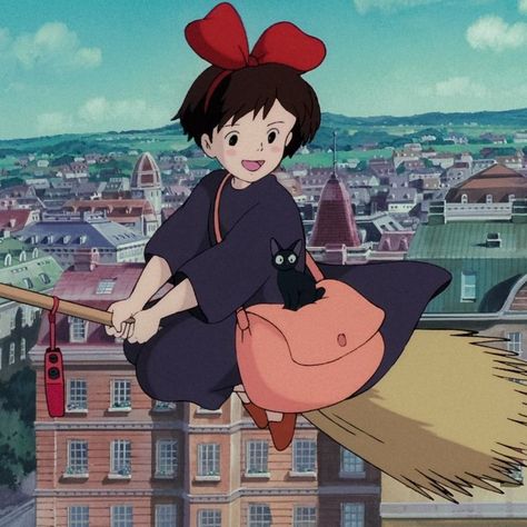 Kikis Delivery Service, Ghibli Characters, Studio Ghibli Background, Studio Ghibli Characters, Kiki Delivery, Ghibli Artwork, Ghibli Studio, Kiki's Delivery Service, Studio Ghibli Movies