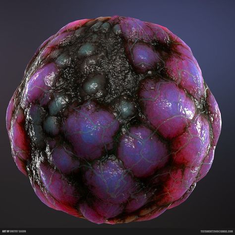 ArtStation - Organic Alien material - Substance Designer Alien Egg Concept Art, Alien Texture, Terrain Texture, Alien Plants, Game Textures, Organic Textures, Rock Textures, Substance Designer, Texture Inspiration