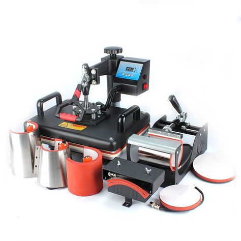 8 In 1 Combo Heat Press Machine Cup Magic Mug T-Shirt Printing Machine 8 1 Sublimation Machine Price Best Heat Press Machine, Transférer Des Photos, Cap Cup, T Shirt Printing Machine, Tshirt Printing, Heat Press Transfers, Led Display Screen, Office Electronics, Heat Press Machine