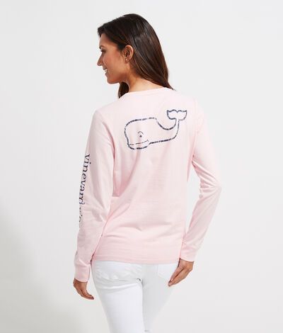 Vineyard Vines Long Sleeve, Cute Clothing, Whale Print, White Caps, Womens Cashmere, Pocket Tee, Vineyard Vines, Printed Tees, Breathable Fabric