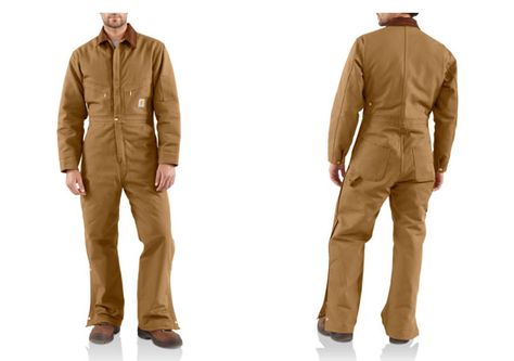 Worth the Money: Carhartt Quilt-Lined Coveralls Carhartt Coveralls, Logging Boots, Insulated Coveralls, Snow Fun, Popular Mechanics, Bib Overalls, Renovation Ideas, The Money, Work Boots