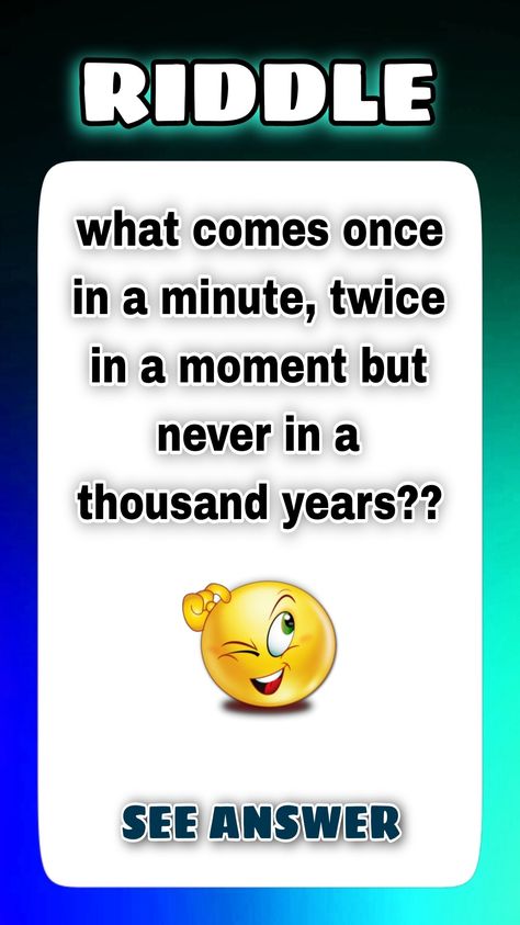 Riddles , puzzles , games in english , 2023 best riddle , riddles for kids , riddles for adults , math riddles , fun games , fun riddles , new , now , Pinterest, new games, games English Riddles, Riddles To Solve, Funny Riddles, Reasoning Skills, Kids English, A Thousand Years, Problem Solving Skills, Creative Thinking, Riddles