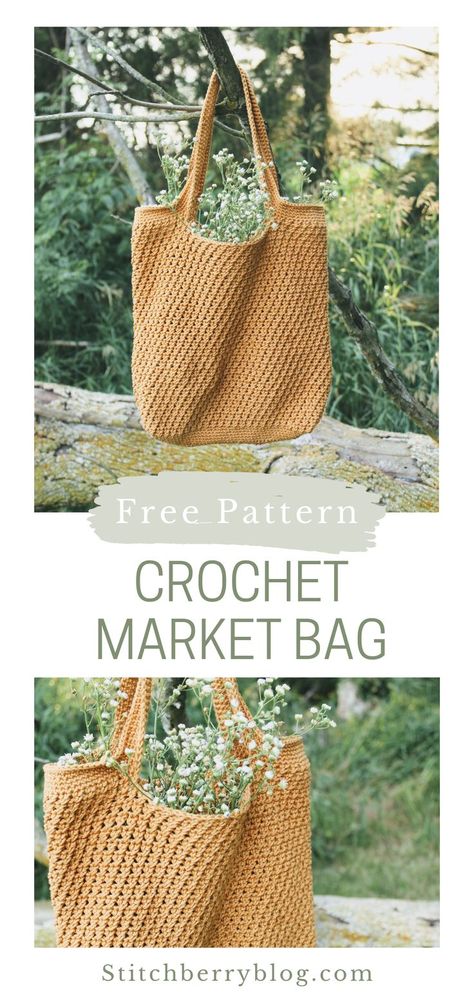 Crochet Bobble, Crochet Market, Confection Au Crochet, Crochet Bag Pattern Free, Bag Pattern Free, Crochet Market Bag, Crochet Design Pattern, Beginner Crochet Projects, Crochet Clutch