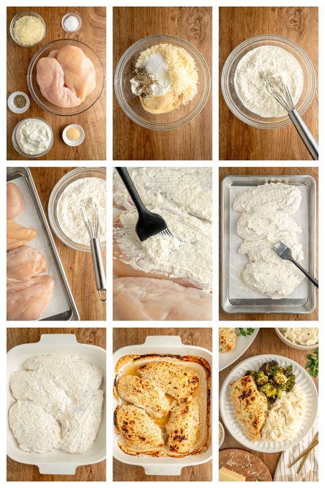 Melt in Your Mouth Chicken - The Cookin Chicks Chicken Melt, Chicken Breast Oven Recipes, Melt In Your Mouth Chicken, Chicken Breast Oven, Creamy Parmesan Chicken, The Cookin Chicks, Easy Dinner Options, Cheese Casserole Recipes, Baked Chicken With Mayo