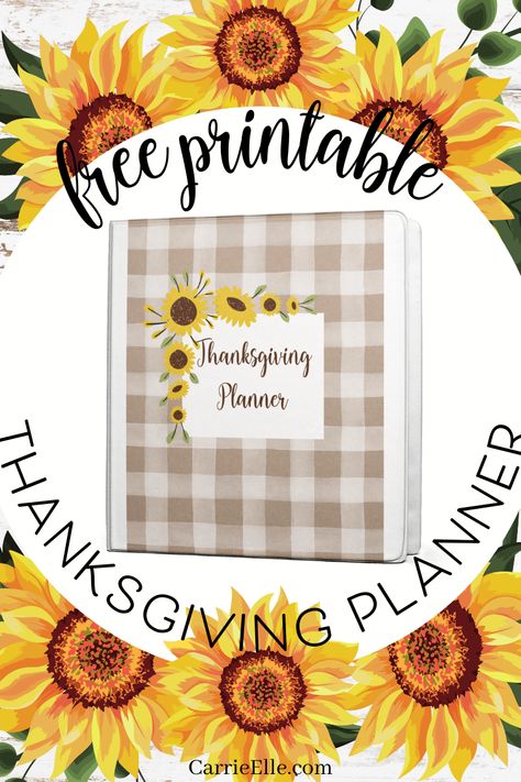 This free printable Thanksgiving planner has 15 pages of planning tools to help you organize and plan for a stress-free Thanksgiving! #thanksgivingplanner #thanksgivingprintable #printableplanner #plannerprintables #freeprintableplanner #fallprintables via @carrieelleblog Holiday Planner Printables Free, Thanksgiving Menu Planner, Meal Planning Binder, Christmas Planner Printables, Organizing Printables, Free Printable Thanksgiving, Thanksgiving Planner, Free Printables Organization, Thanksgiving Time