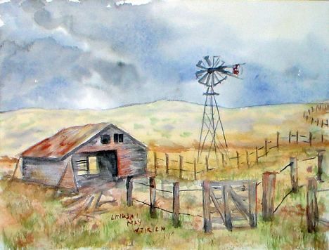 Hi Folks! Today I have a viewer request! A prairie painting for Sarah Hoffman. You can find the reference photo I used by Rachelle Eversole at Paint My Photo. Since I did not go over drawing the sc... Prairie Painting, The Frugal Crafter, Watercolor Barns, Stormy Sky, Watercolor Tutorial, Watercolor Tips, Watercolor Lessons, Beach Watercolor, Watercolor Paintings Tutorials