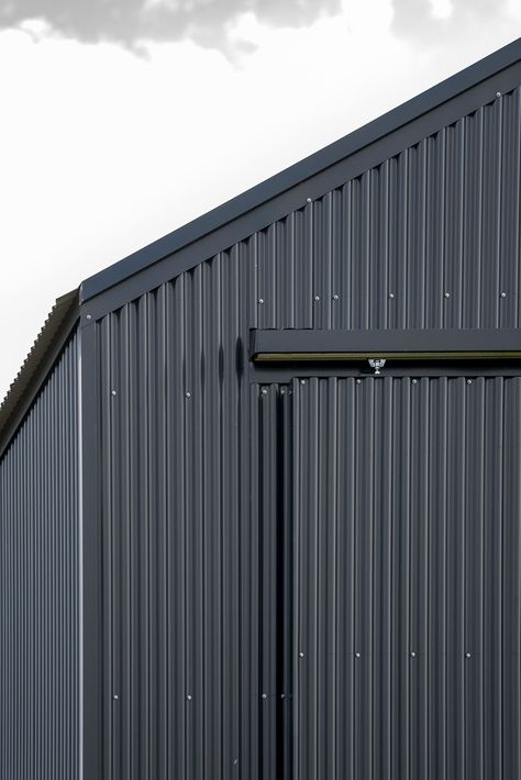 Building Cladding, Metal Building Designs, Warehouse Design, Barn Renovation, Barn Style House Plans, Metal Cladding, Shed Homes, Barn Style House, Village House Design