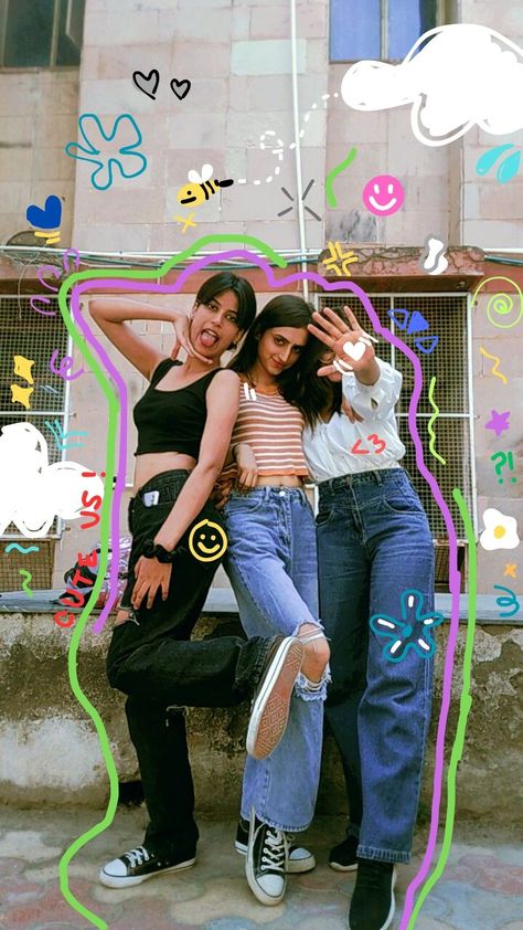 Doodles Around Photos, Doodle Over Photo, Photo With Doodle, Doodle Art On Photos, Drawing On Pictures Aesthetic, Cute Photo Edits, Doodles On Pictures Instagram, Doodle Photo Edit, Instagram Doodles On Pictures