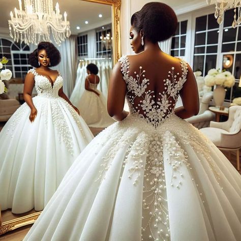 Nanice Weddings | Wedding dresses in Accra | CLASSY BALL GOWNS ALERT !!!! 😍 WHATSAPP US +233243622172 TO PROCESS YOUR ORDERS . . . . @weddingdresslookbook @weddingsonpoint… | Instagram Mermaid Ball Gown Wedding Dress, White Wedding Ball Gown, Wedding Gown 2024, Ball Wedding Dresses Gown, Wedding Gown Ideas Classy, Classy Ball Gowns, Ball Wedding Gowns, White Ball Dresses, Ball Gown Designs