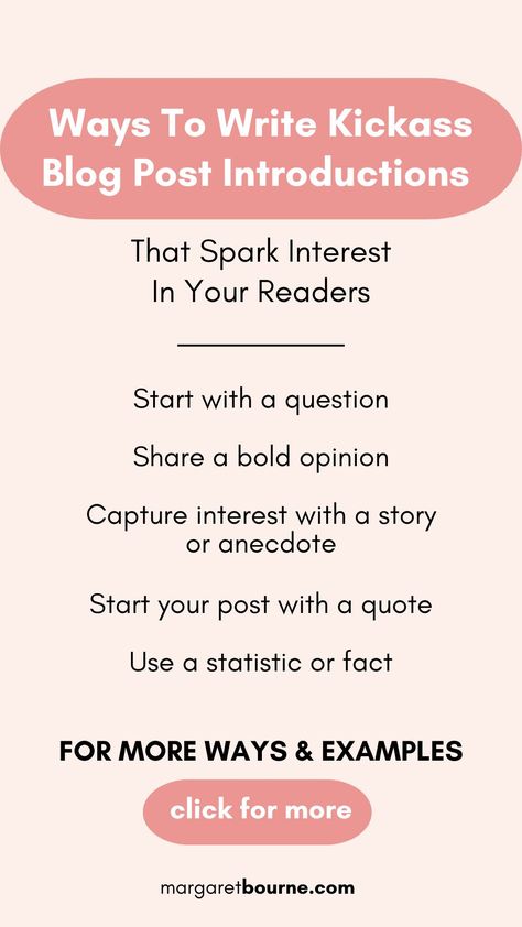 Learn how to write a blog post introduction that readers will find interesting. Great content creation starts with the perfect introduction. Click to reader further and learn blog writing tips  that will take you to pro writer. These are copywriting tips that make you a better writer. Writing Tips For Beginners, Blogging Prompts, English Communication, English Club, Volleyball Coach, Blog Writing Tips, Write Better, Write A Blog, Copywriting Tips