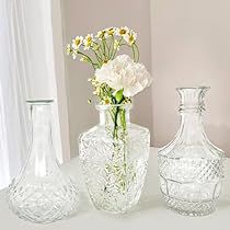 Vintage Glass Vases, Fireplace Bedroom, Small Glass Vase, Living Room Office Desk, Wedding Fireplace, Vases For Centerpieces, Floating Candle Holders, Glass Vases Centerpieces, Mosaic Vase