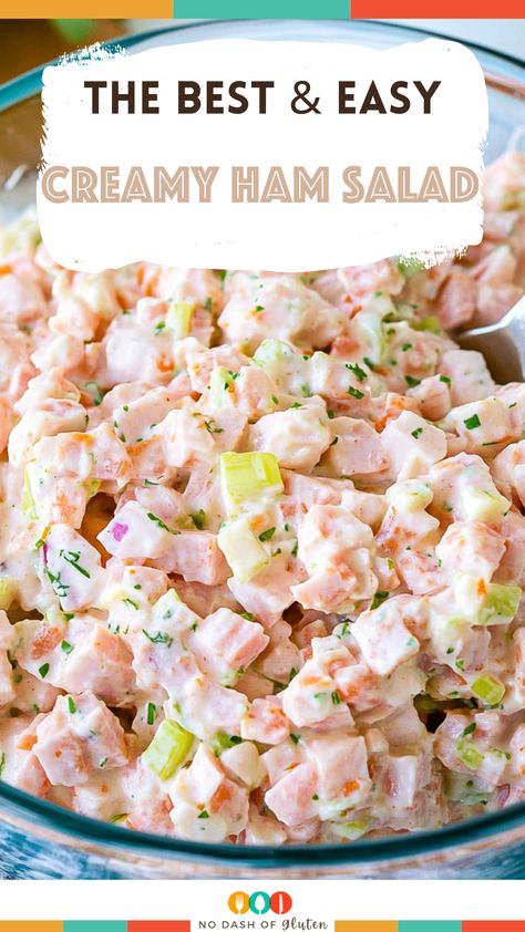 Ham Salad Recipe Easy, Recipes With Cubed Ham, Ham Salad Recipe Pioneer Woman, Ham Recipes Leftover, Ham Pasta Salad, Ham Salad Recipe, Best Spaghetti Recipe, Ham Salad Sandwich, Ham Salad Recipes