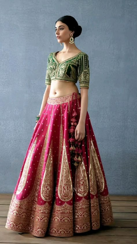 Pink Velvet Lehenga, Shadi Outfits, Indian Bridal Wear Red, Fabric Illustration, Wed Me Good, Heavy Lehenga, Rajasthani Dress, Indian Wedding Lehenga, Lehenga Designs Simple