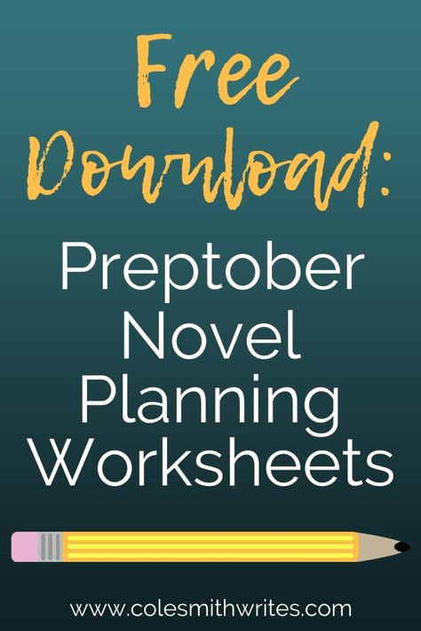 Novel Planning Worksheets, Nanowrimo Prep Worksheets, Nanowrimo Prep, Novel Planning, Writing Novel, Camp Nanowrimo, National Novel Writing Month, Writing School, Writing Groups