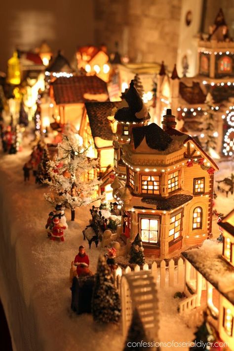 Our Treasured Christmas Village | Christmas village sets, Diy christmas village, Christmas tree village . #Diy_Christmas_Crafts_For_Kids #2024_Home_Decor #Christmas_Tree_Village #Christmas_Village_Sets Christmas Tree Village, Christmas Village Sets, Lemax Christmas Village, Lemax Christmas, I Am Coming, Diy Christmas Village, Manor Farm, Idee Cricut, Christmas Village Houses