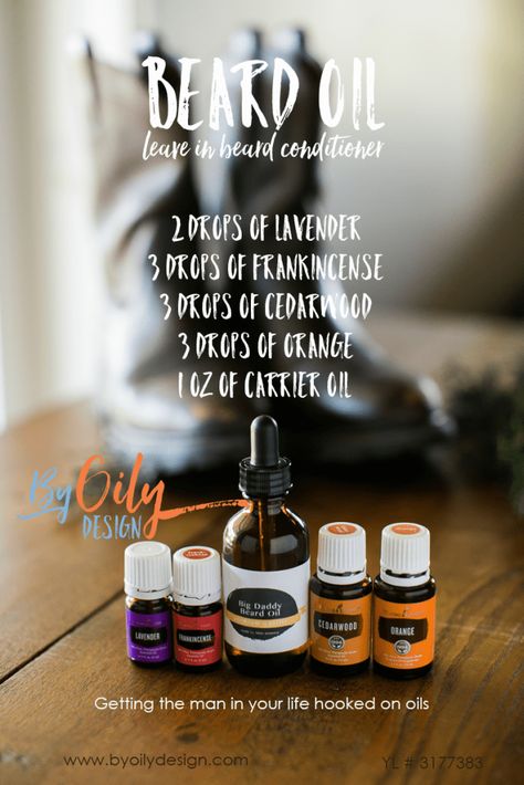 Beard Oil Essential Oils, Diy Beard Oil, Beard Oil Recipe, Barba Grande, Essential Oil For Men, Diy Beard, Essential Oils For Face, Oils For Men, Diy Essentials