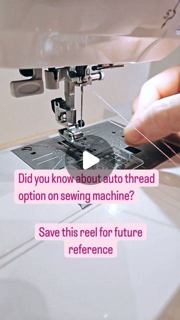 Sewing Classes for Beginners in Perth - for adults and kids on Instagram: "Automatic threader is a great feature to have and look for in sewing machines. Most of modern machines would likely have one. They can save you time and frustration, but not all are created equal. Some of them are easier to use and it's a great helper. And some of them are so tricky to use, that quicker to thread your needle manually 😝

Save this reel for future reference, & follow us for more sewing tricks and tips.

Do you have a favorite sewing machine feature? Share in the comments below! ⬇️ #SewingTips #SewingMachine #AutomaticThreader #SewingHacks #CraftingLife #SewMuchFun"" Brother Sewing Machine Tutorial, Janome Sewing Machine Tutorials, Sewing Classes For Beginners, Sewing Machine Beginner, Modern Sewing Machines, Boogie Shoes, Sew Ideas, Sewing Videos, Sewing Tricks