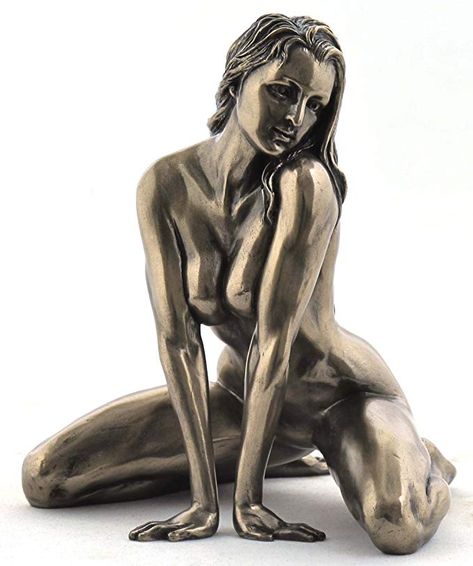 5 Inch Figure Female Nude on Floor Straddling Arm Display Decor Female Posing, Elephant Home Decor, Home Decor Sculptures, Decor Display, Sculptures & Statues, Garden Statues, Bronze Sculpture, Bronze Color, Art Gift