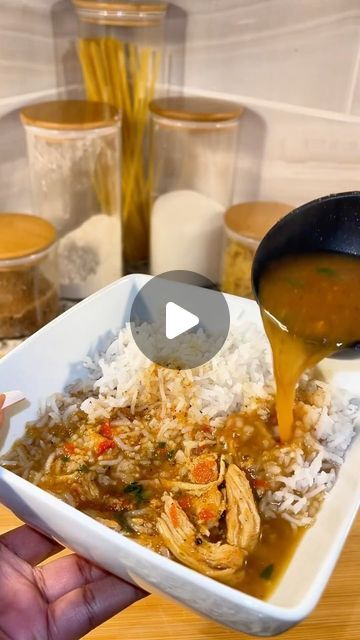 Jateriya Dashai’ on Instagram: "Don’t matter the season this Chicken pepper soup is a must try 🤗🍲 click link in bio for Recipe 
•

•

#chickensoup #ricenoodles #chickennoodlesoup #recipe #cooking #foodstagram" Chicken Pepper Soup, Curry Chicken And Rice, Chicken Bouillon, Adobo Seasoning, Pepper Soup, Ingredient List, Stuffed Pepper Soup, Chicken Stuffed Peppers, Bay Leaves