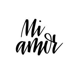 Mi Amor Quotes, Mi Amor Tattoo Ideas, Mi Amor Tattoo Font, Spanish Lettering Tattoos, I Love You In Spanish, Mi Amor Aesthetic, Mi Amor Drawing, My Love In Spanish, Spanish Font