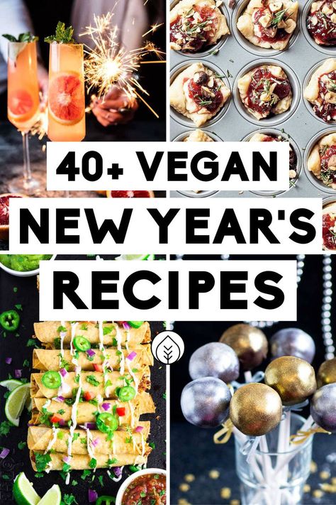 Easy Appetizers Dips, Christmas Vegan Recipes, Nye Dinner, Christmas Vegan, New Years Appetizers, New Year's Eve Appetizers, New Years Eve Food, Vegan Party Food, New Years Eve Dinner