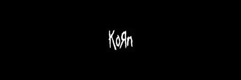 Korn Banners Discord, Rock Twitter Header, Korn Banner, Rock Header, Black Twitter Header, Y2k Header, Band Banners, Black Banner, Twitter Header Pictures