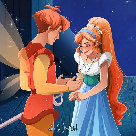 It's very hard for me to try new things when it comes to drawing, but I had a few things i wanted to practice and this was a result of… Thumbelina And Cornelius, Wistful Art, Anastacia Disney, Princes Disney, Non Disney Princesses, Princesas Disney Anime, Disney Fanart, Disney Animated Movies, New Drawing