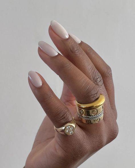 "Funny Bunny" Nails: Everything To Know About the Nail Color | Who What Wear Timeless Nail Color, January Nail Designs, Bridal Manicure, Popular Nail Colors, Engagement Nails, Bridesmaids Nails, Opi Nail Colors, Bunny Nails, Nail Color Trends